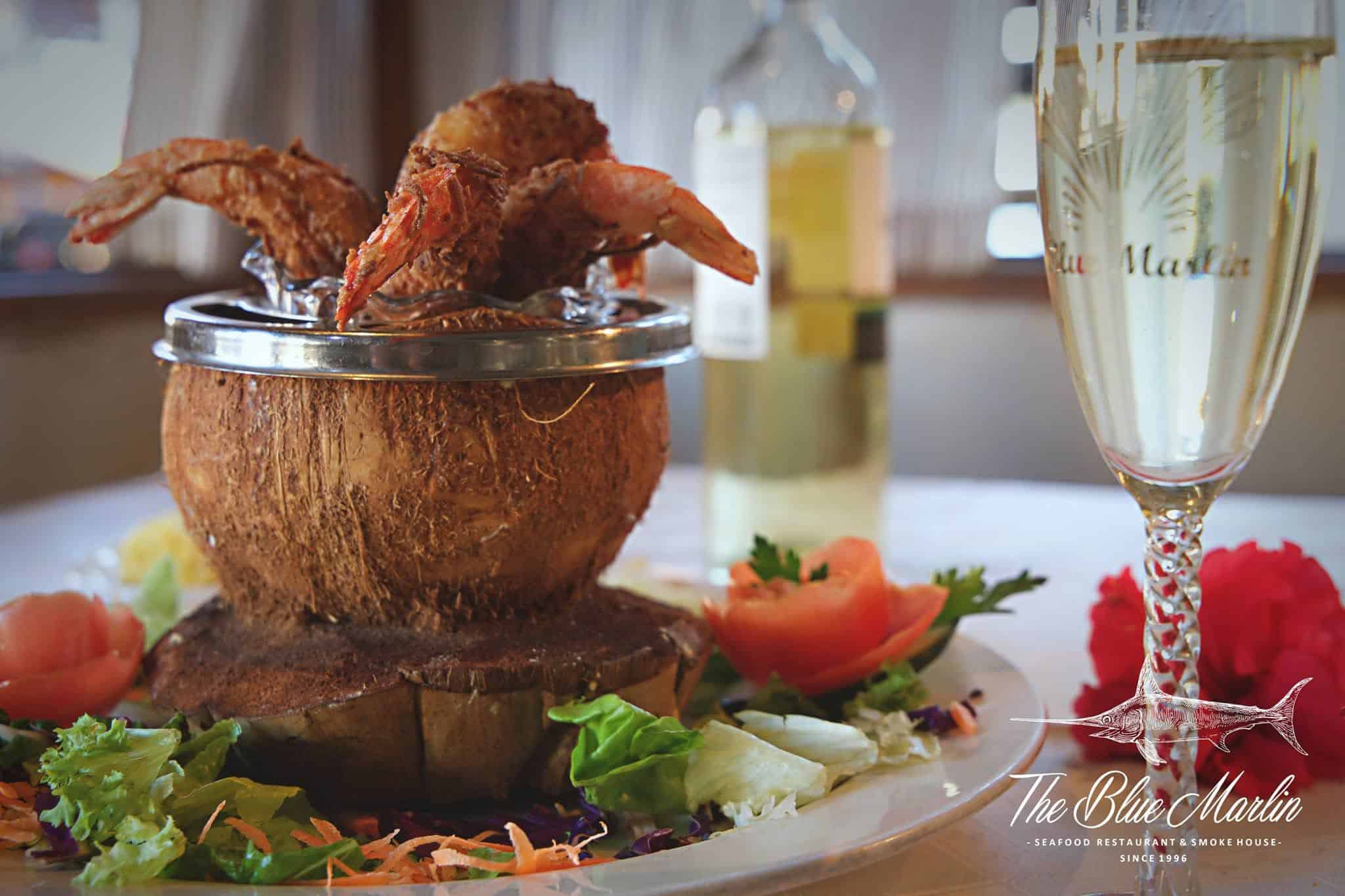 Seafood dish at Blue Marlin in Rocky Point
