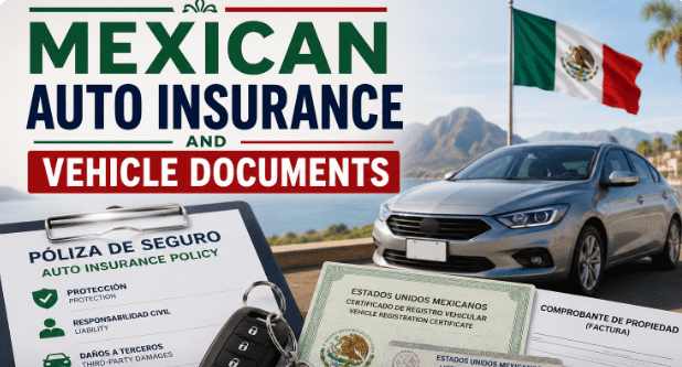 Mexican auto insurance and vehicle documents for Rocky Point